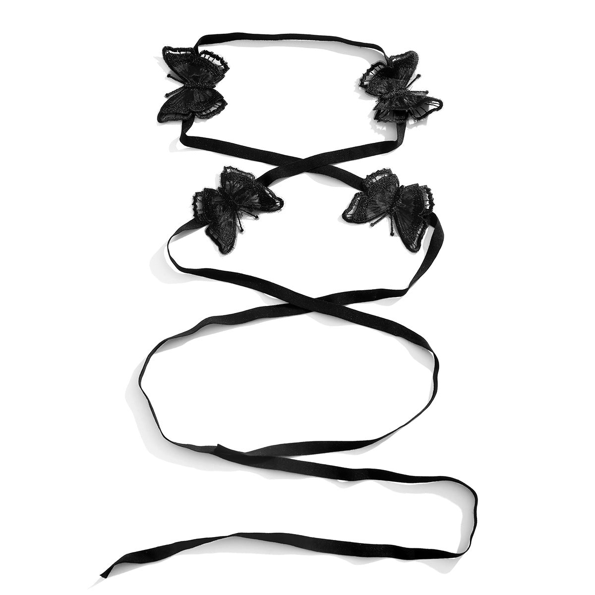 Elegant Lolita Lace Butterfly Bracelet with Vienna Verve Charm