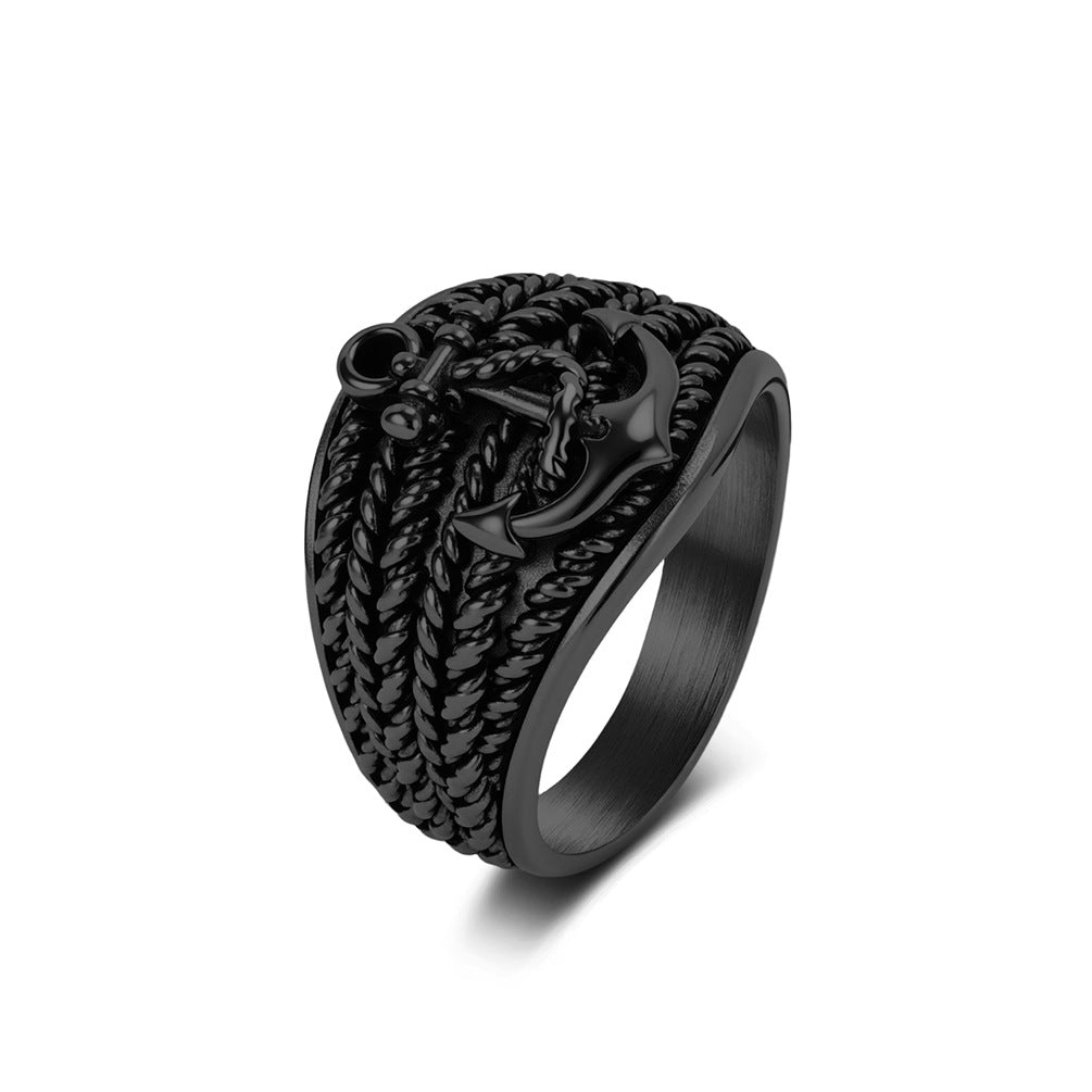 Stainless Steel Vintage Ring