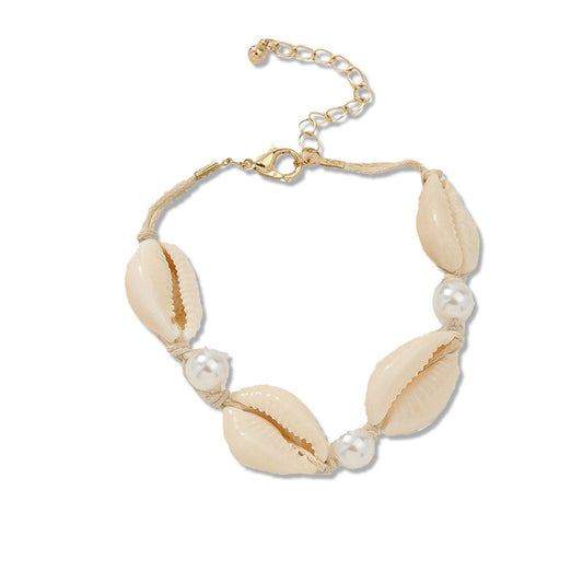 Shell Pearl Vienna Verve Bracelet - Elegant and Unique Handcrafted Jewelry for Women