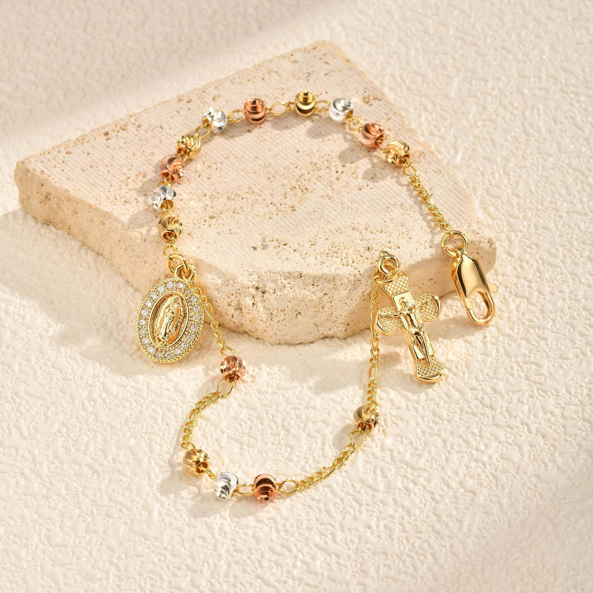 Cross Copper Bracelet