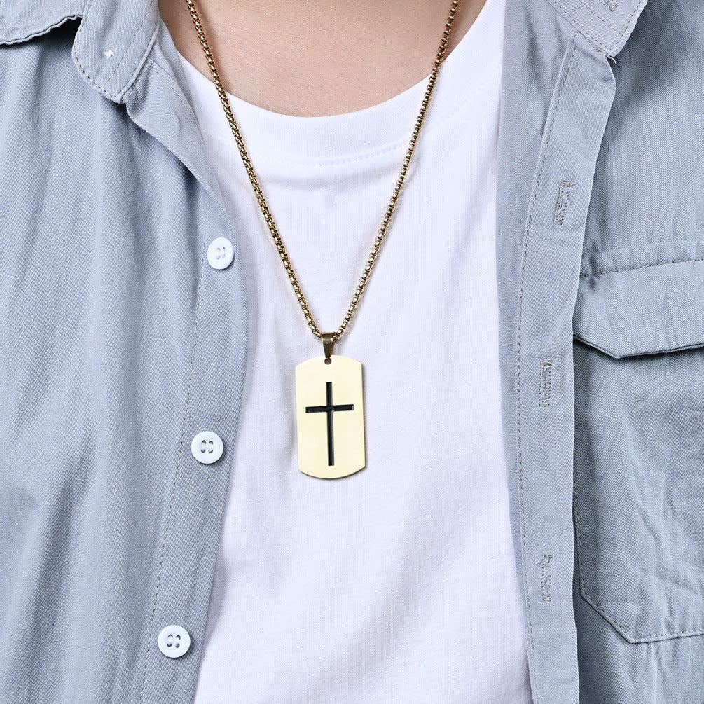 Stainless Steel Cross Necklace