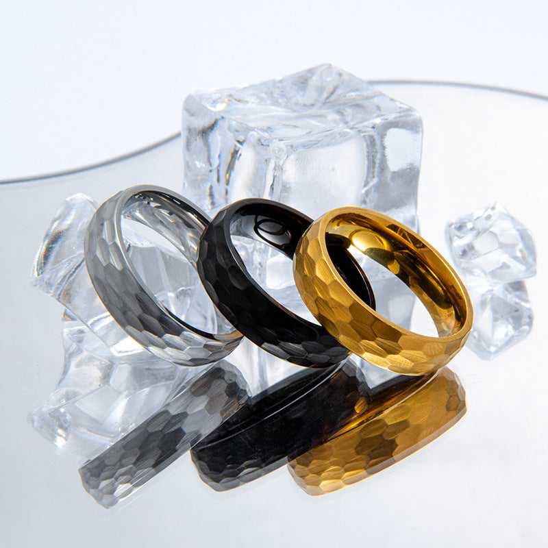 Stylish Stainless Steel Ring with Classic Design for Men and Women