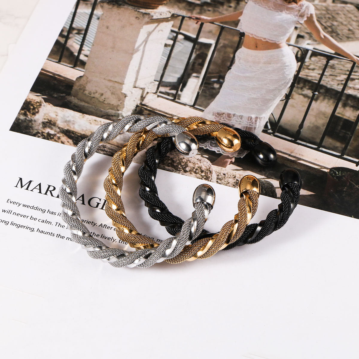 Europe & The United States Stainless Steel Bracelet Men & Women Design Bracelet