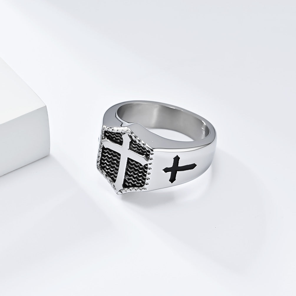 Steel Ring – Vintage Men's Daily Wear