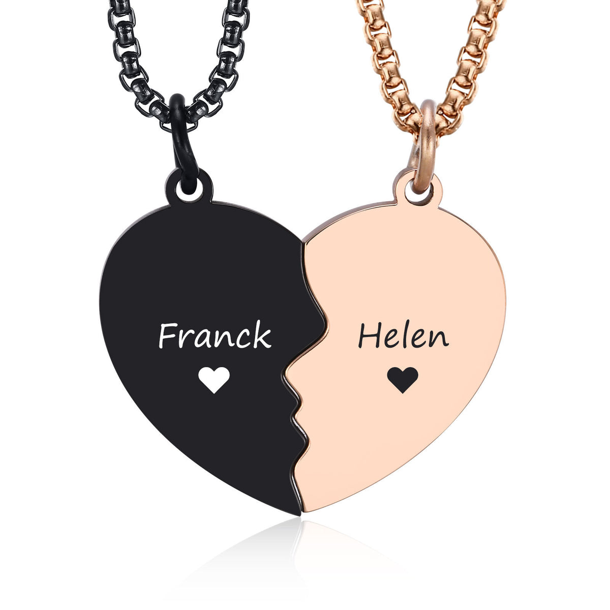 Heart Stainless Steel Necklace Unisex