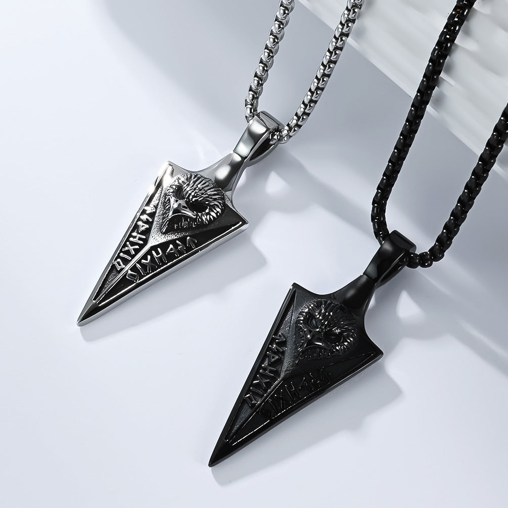 Stainless Steel Viking Vintage Necklace