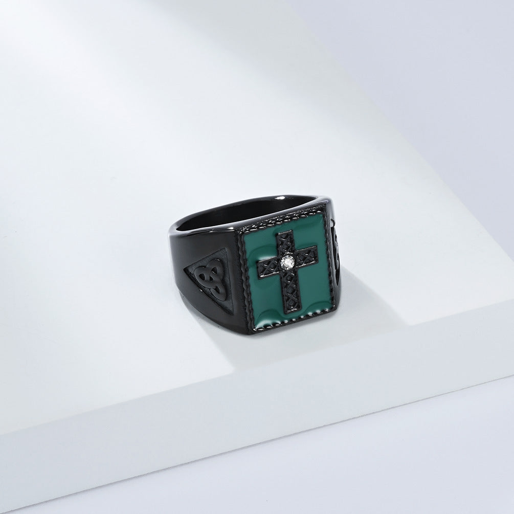 Planderful Nordic Viking Celtic Knot Ring for Men Eternal