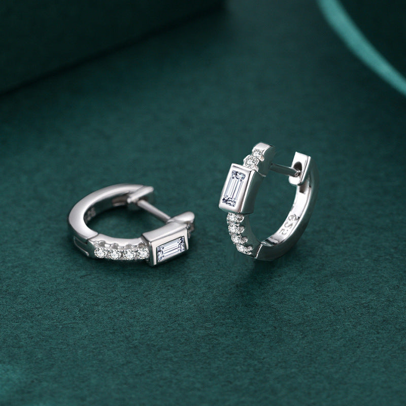 925 Sterling Silver Minimalist Hoop Earrings
