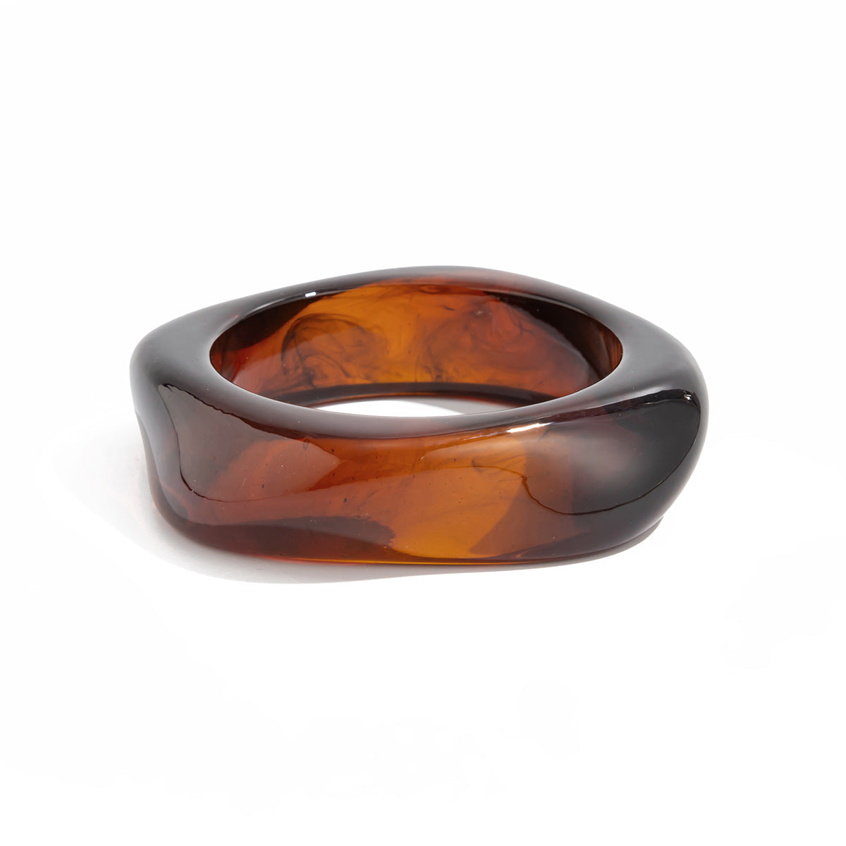 Exaggerated Smudged Special-Shaped Bracelet Geometric Translucent Bracelet
