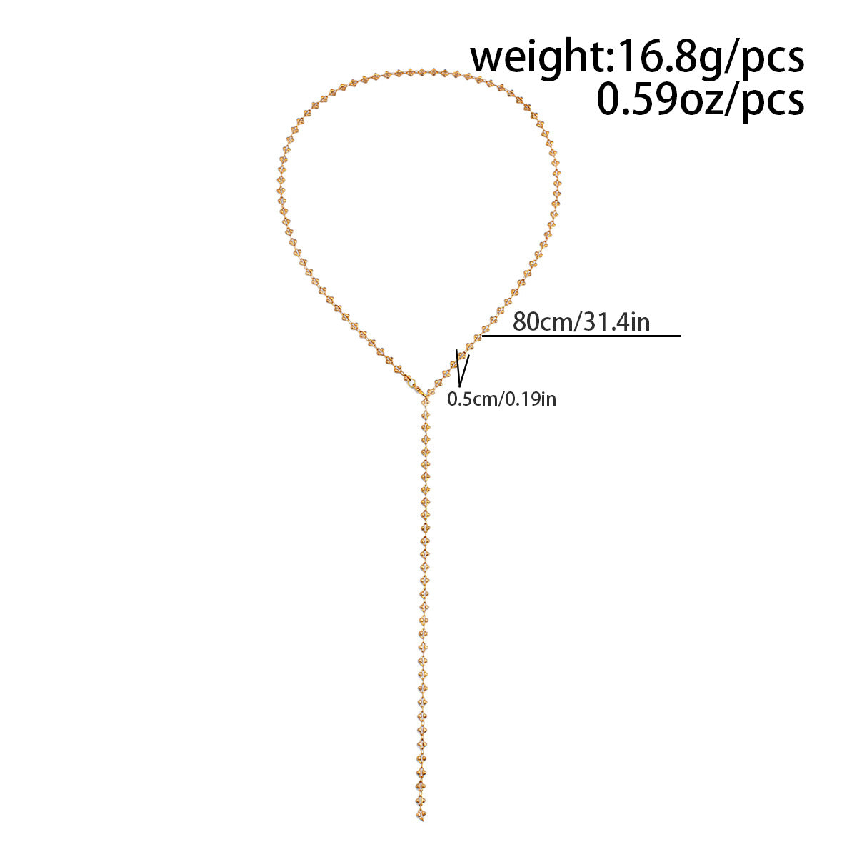 Layered Heart & Eye Y-Necklace