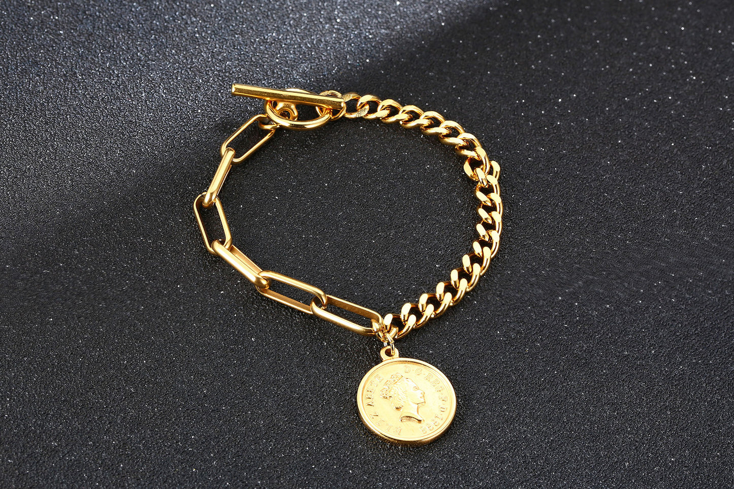 Accessories Titanium Steel 18K Gold Elizabeth Bracelet Necklace