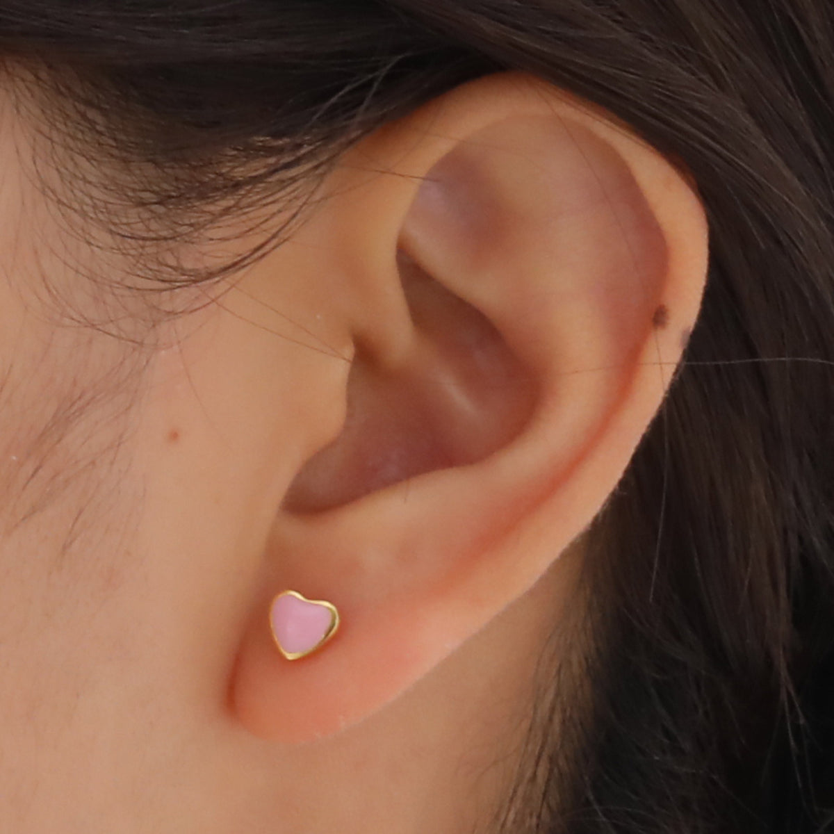 Stainless Steel Heart Earrings