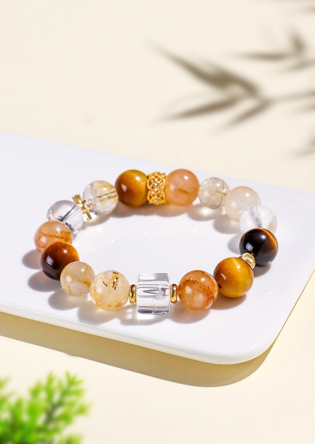 Planderful Fortune's Favor Bracelet – Elegant Crystal Beaded Design