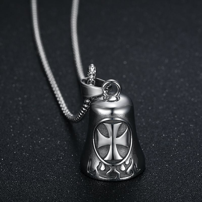 Planderful Everyday Genie Stainless Steel Cross Pendant Necklace For Women Retro Polished Durable