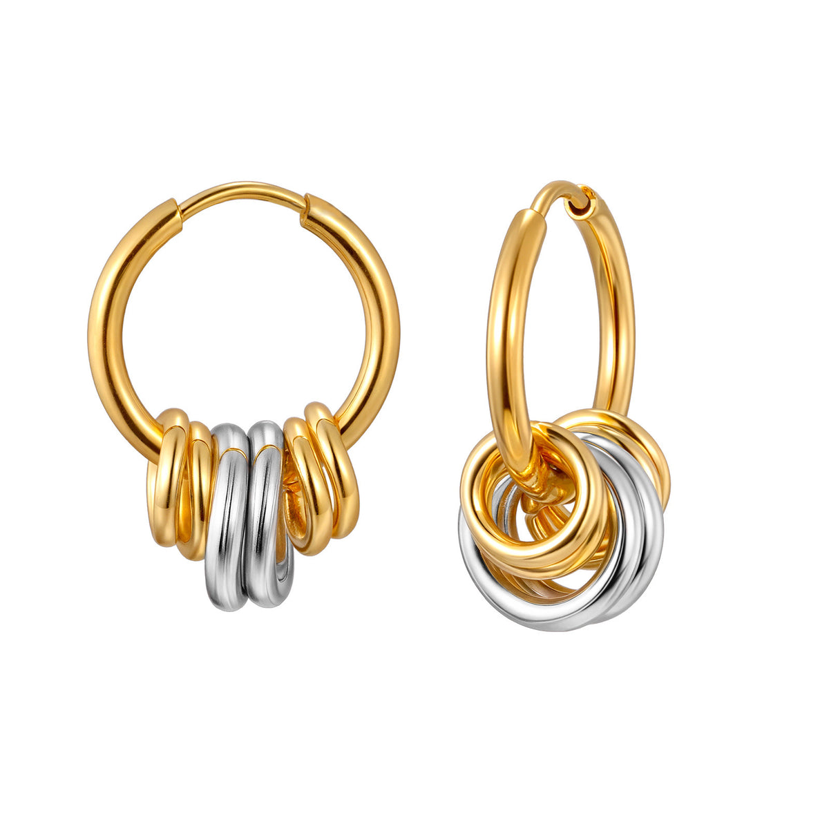 Modern Stainless Steel Earrings