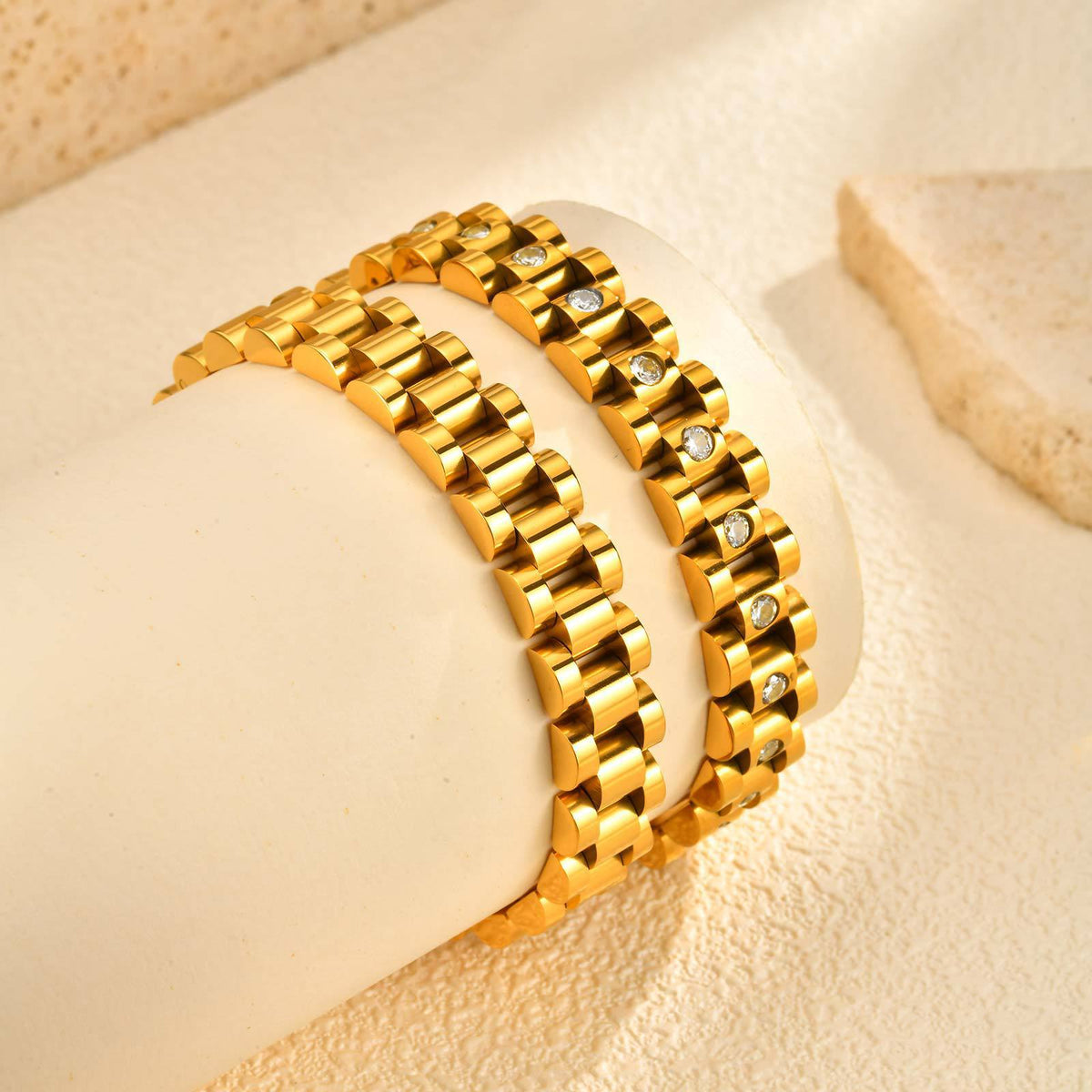 Zircon Stainless Steel Bracelet