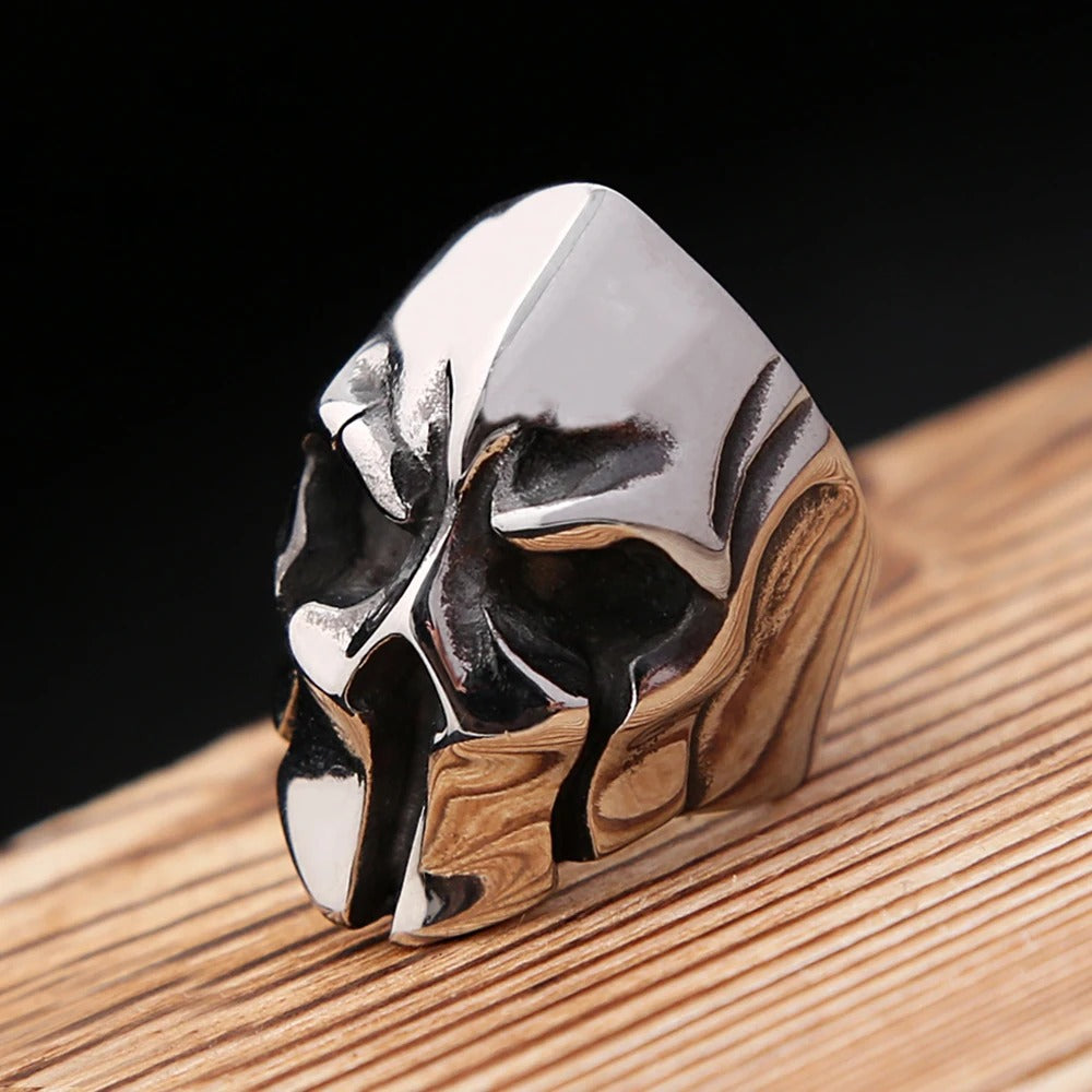 Skull Mask Stainless Steel Ring
