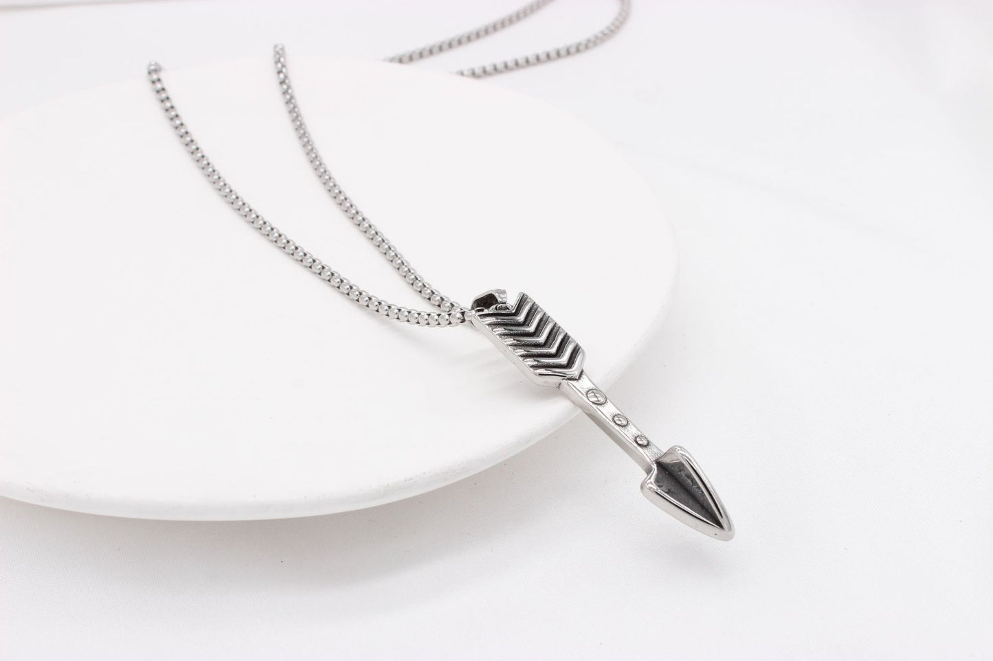 Cupid's Arrow Pendant Necklace For Unisex Hip Hop Style Protection Statement By Planderful Everyday Genie