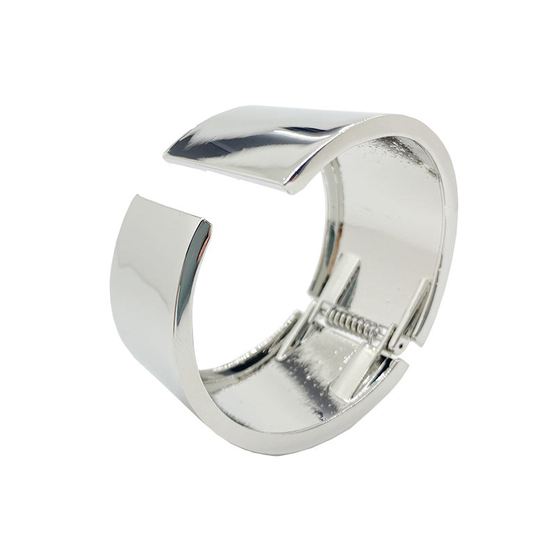 Eccentric Gold Glossy Bracelet - Vienna Verve Collection by Planderful