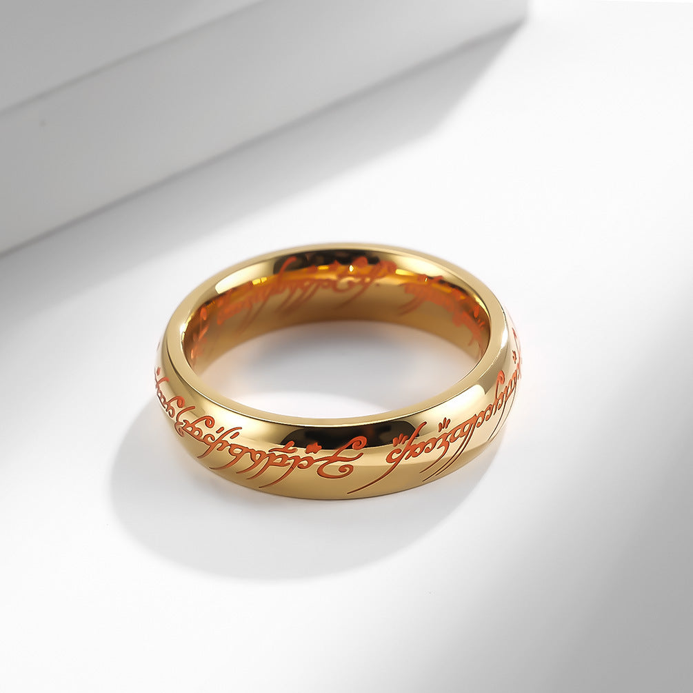 Steel Ring – Elegant Luminous Everyday Wear For Men And Women Planderful Jewelry Collection