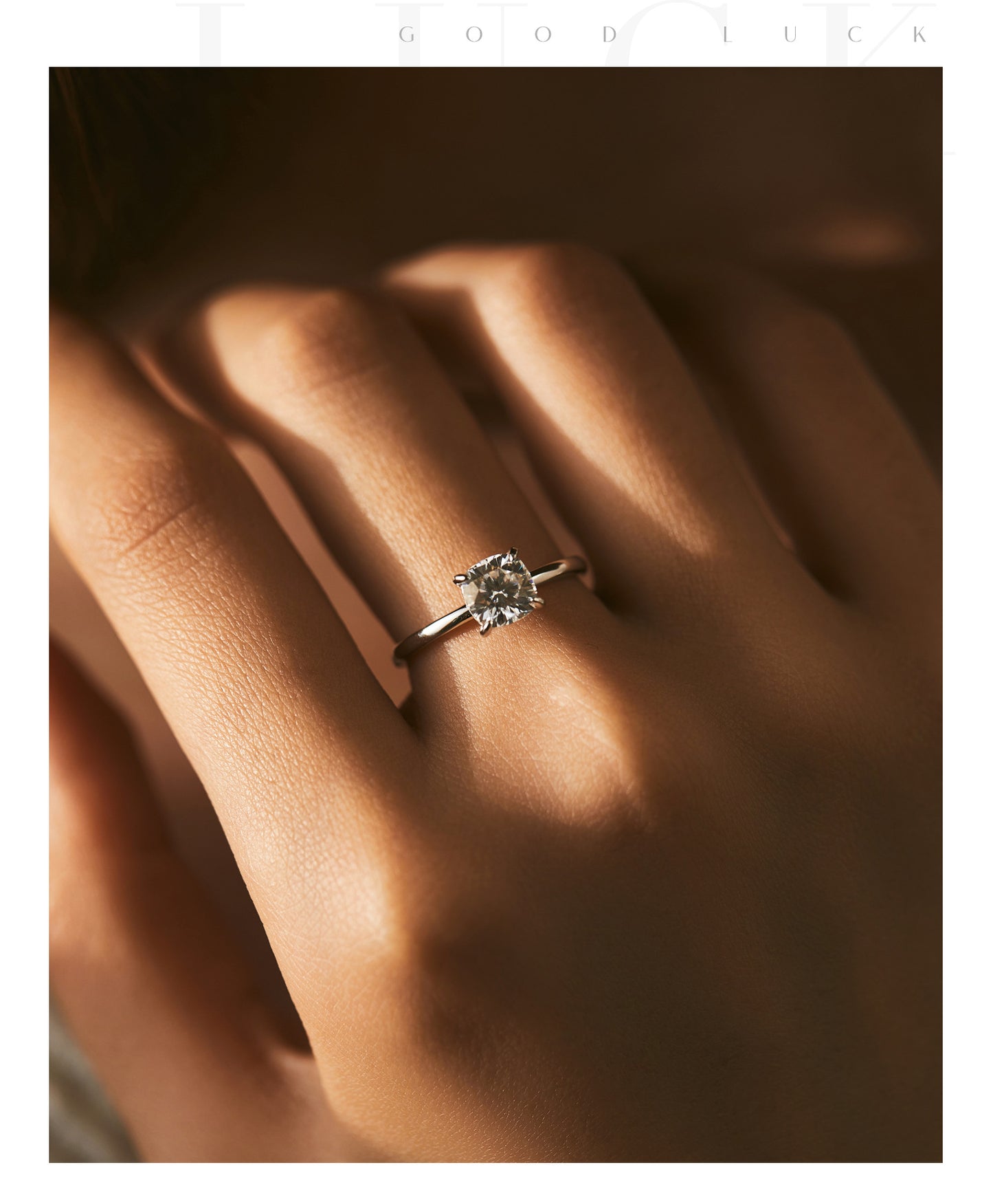 Planderful Moissanite Sparkling Ring – Exquisite Water Drop Design