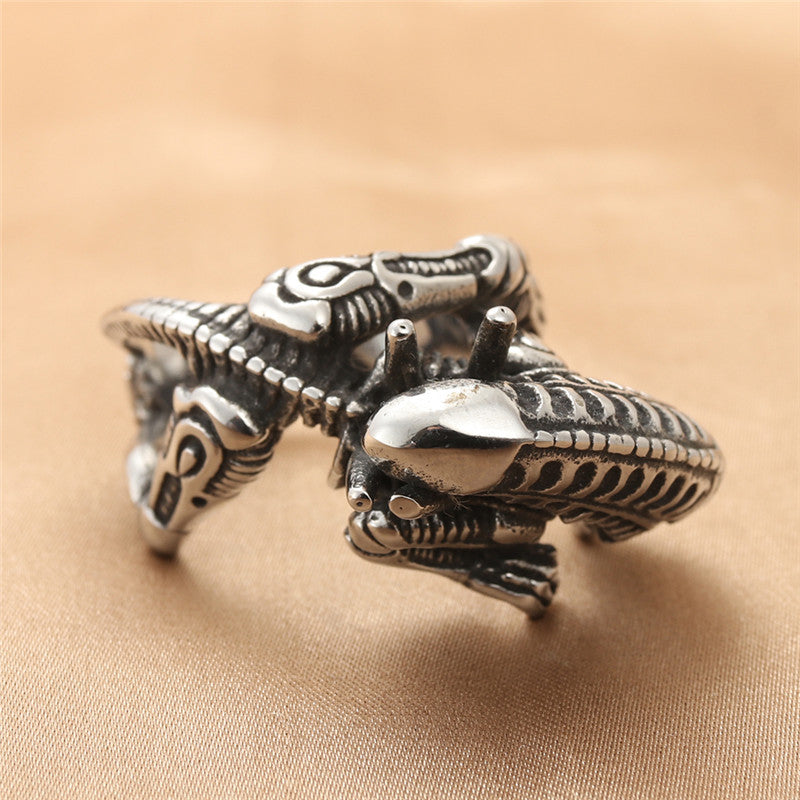 European And American Jewelry Titanium Steel Monster Ring
