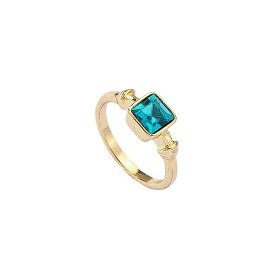 Wholesale Zircon Ring with Handmade Instagram Cross-Border Jewelry