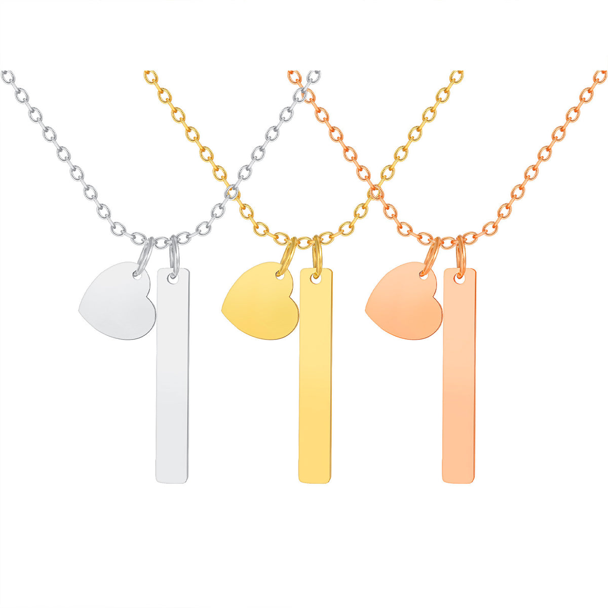 Rose Stainless Steel Necklace for Women
