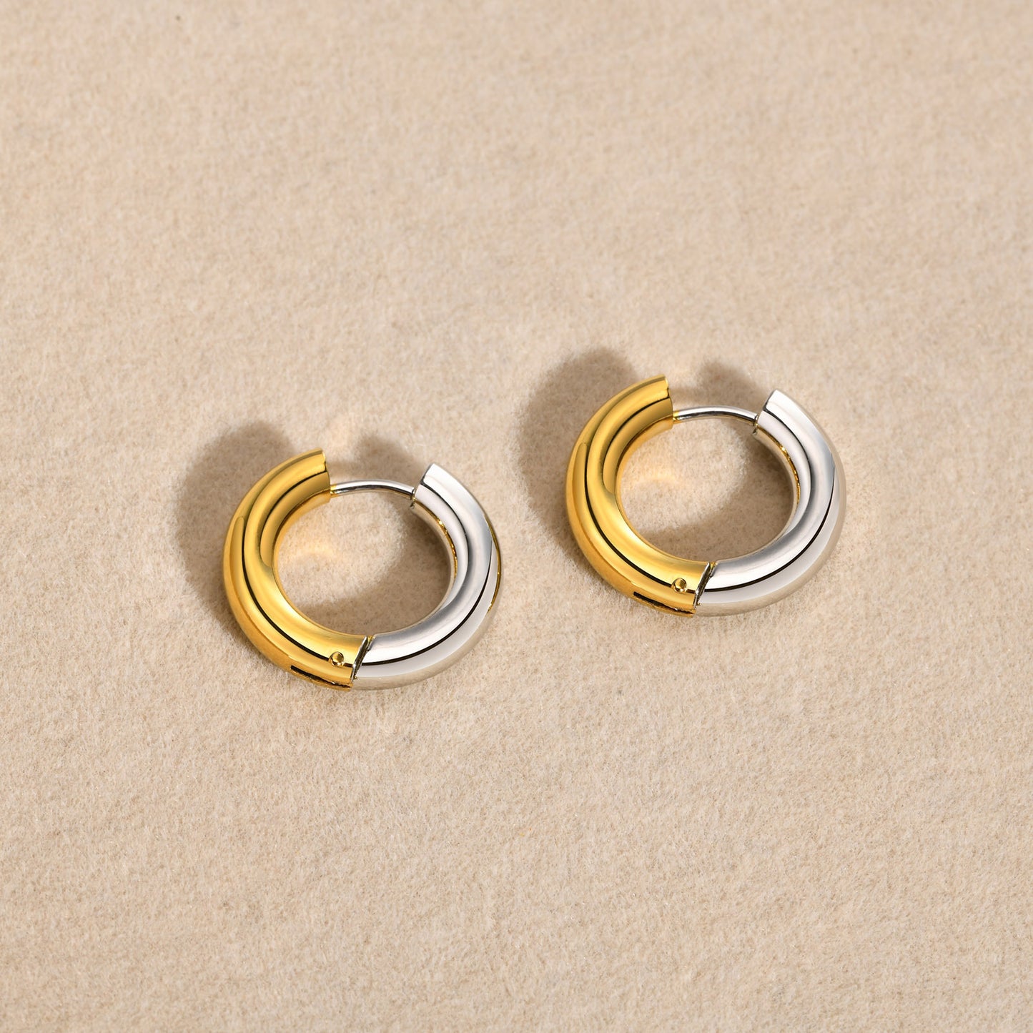 Jewelry Stainless Steel Electric Gold Ring Earrings for Women
