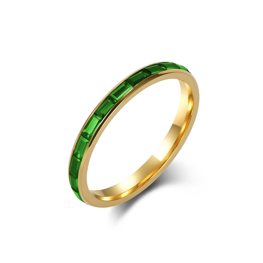 Zircon Ring - Elegant Everyday Wear