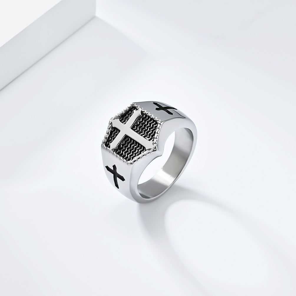 Steel Ring – Vintage Men's Daily Wear