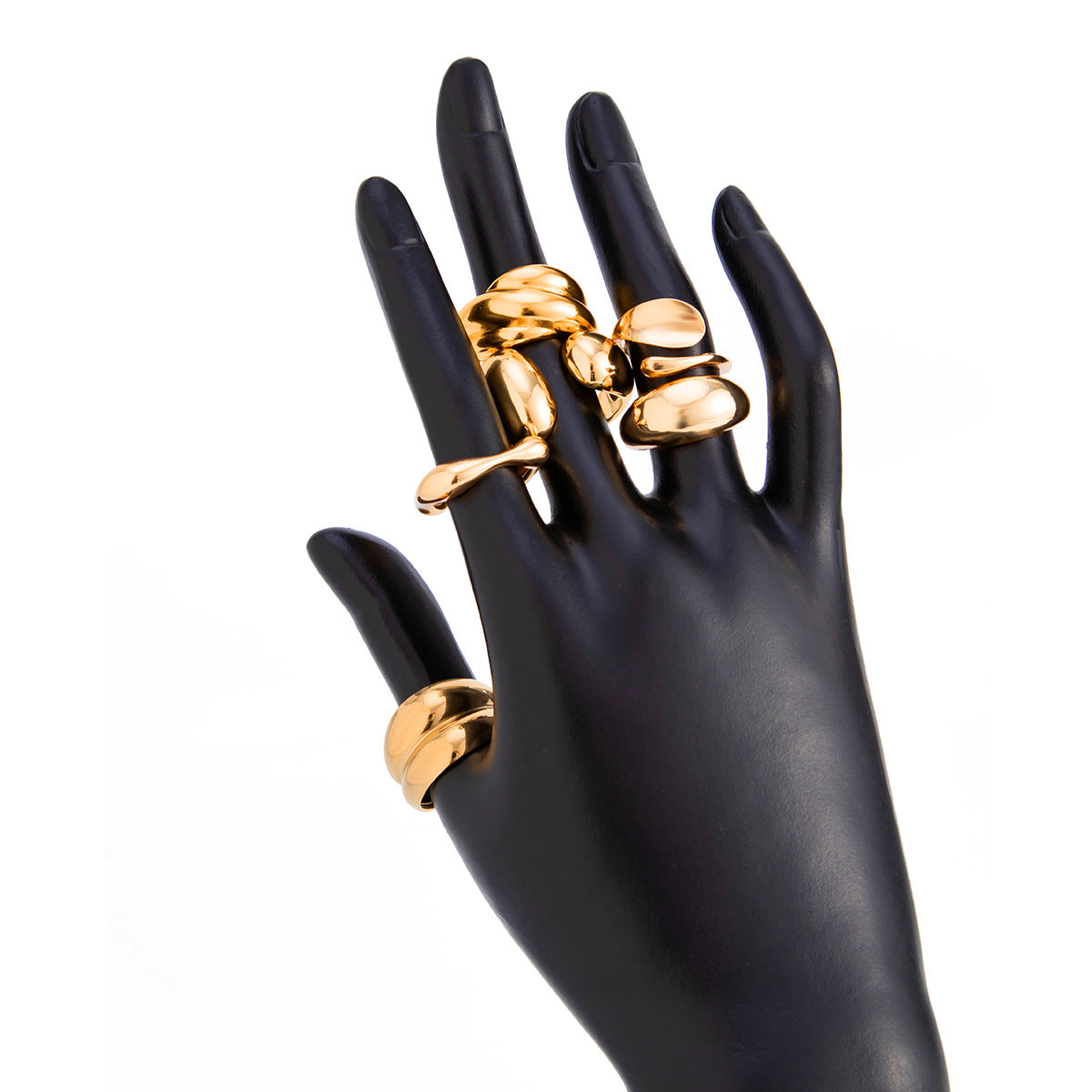 Planderful Vienna Verve Hug Ring For Women Geometric Opening Statement Jewelry Elegant Gift Idea