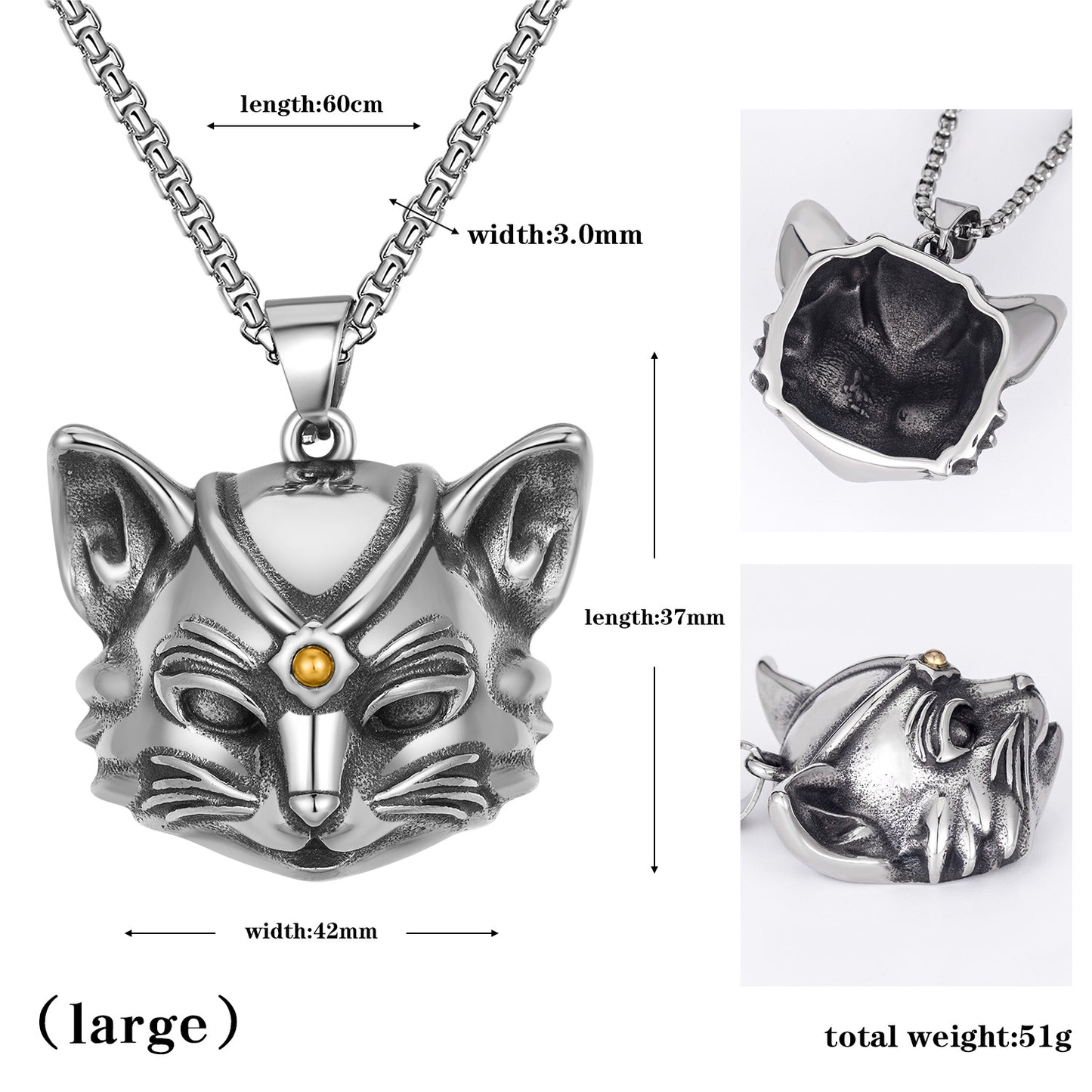 Steel Necklace – Statement Everyday Genie Collection By Planderful Jewelry For Bold Streetwear Style