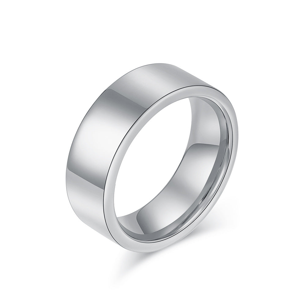 Planderful Everyday Genie Tungsten Steel Ring Unisex Luxury Wedding Band Gift for Couples