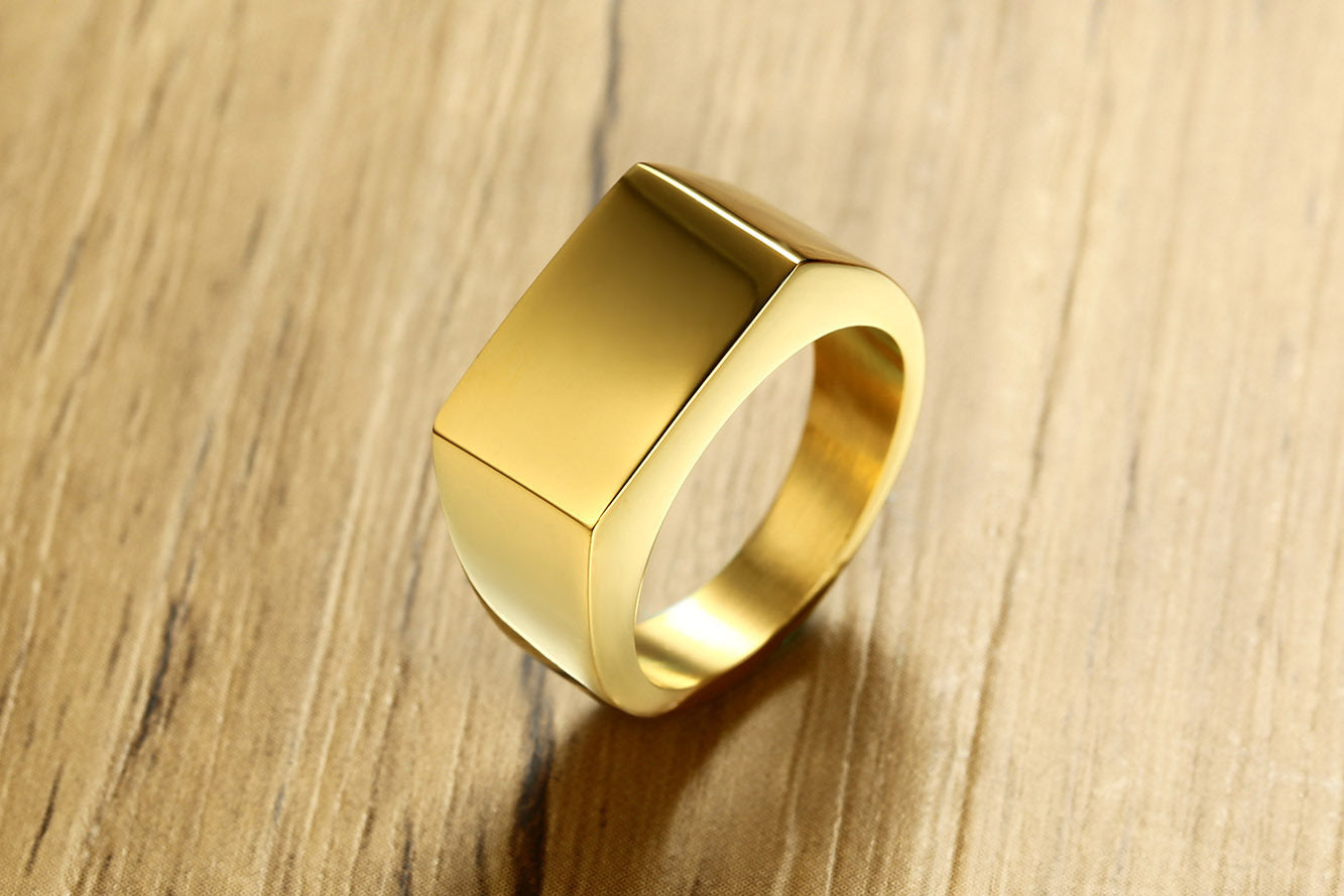 New Product Launch Stainless Steel Simple Casting Ring