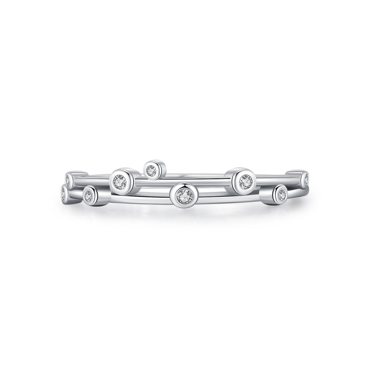 925 Sterling Silver Linear Minimalist Ring
