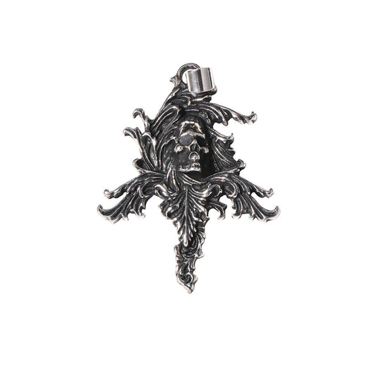 Gothic Stainless Steel Men's Necklace – Hip Hop Skull Pendant