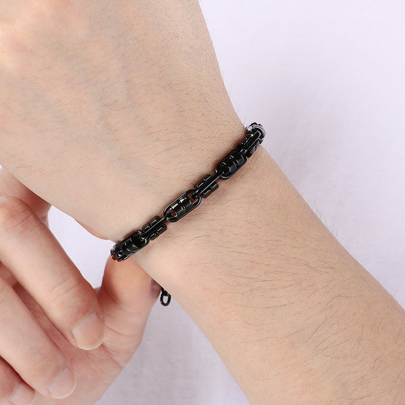 Planderful Personalized Hip Hop Transfer Bracelet For Men