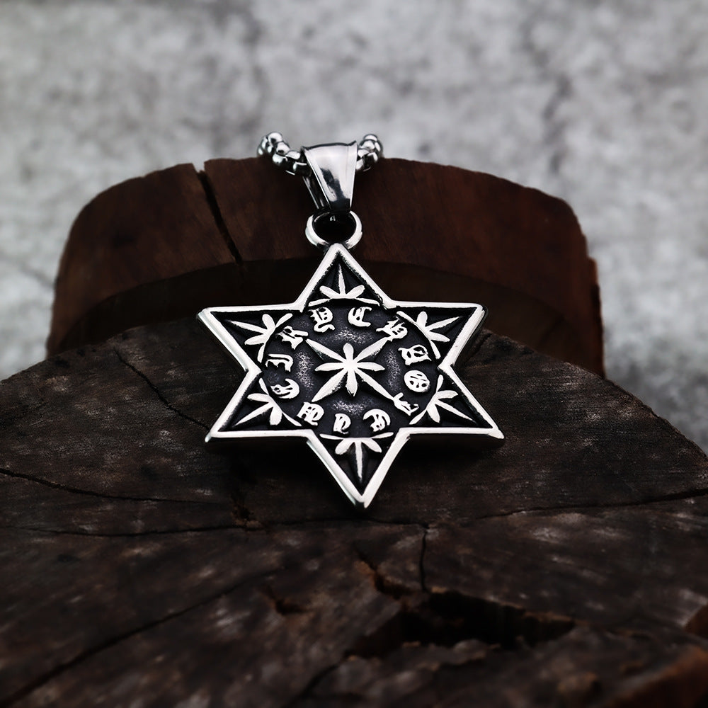 European And American Style Fashion Hexagram Pendant Jewelry
