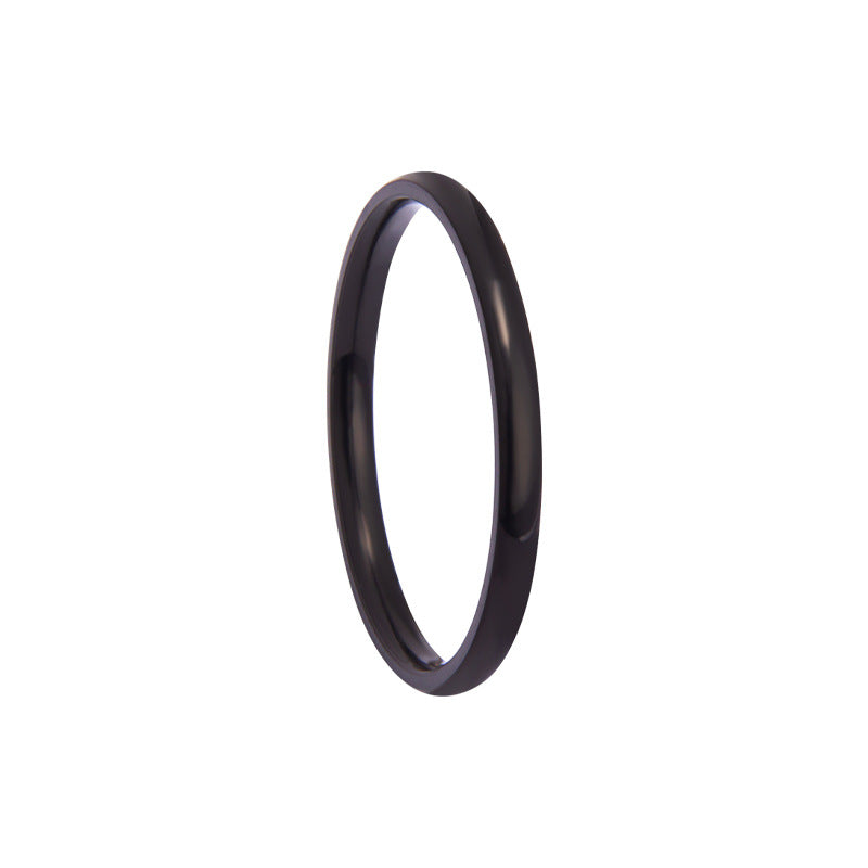 Planderful Everyday Genie Womens Fingertip Ring 2mm Steel Minimalist Durable Gift