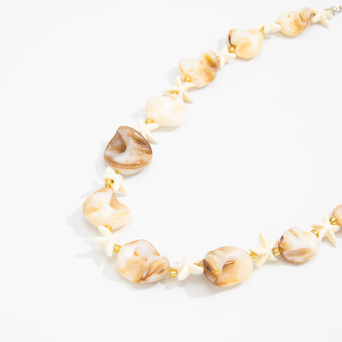 Shell & Starfish Coastal Necklace