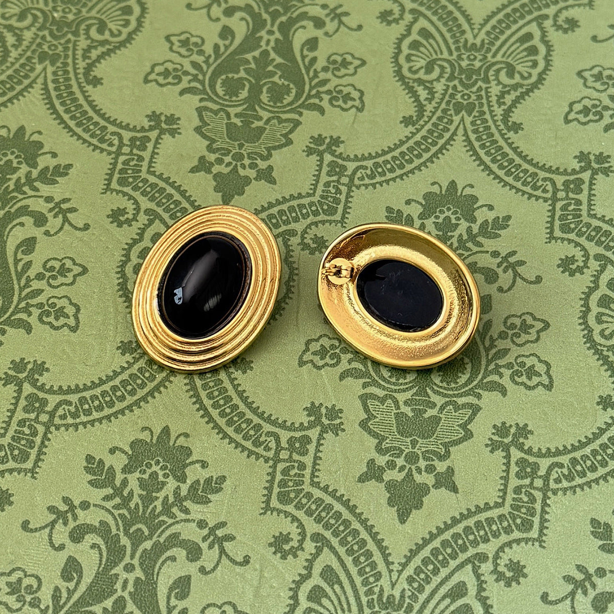 Planderful Earrings For Women Color Stone Oval Geometric
