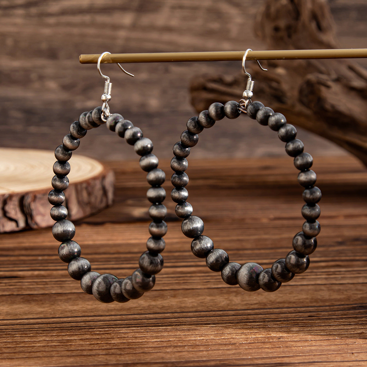 Planderful Vienna Verve Earrings – Personalized Retro Geometric Design