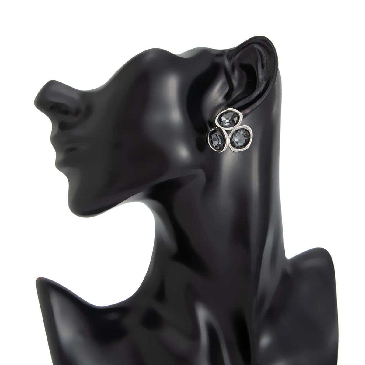 Planderful Vienna Verve Geometric Acrylic Stud Earrings Irregular Splicing Statement For Modern Women