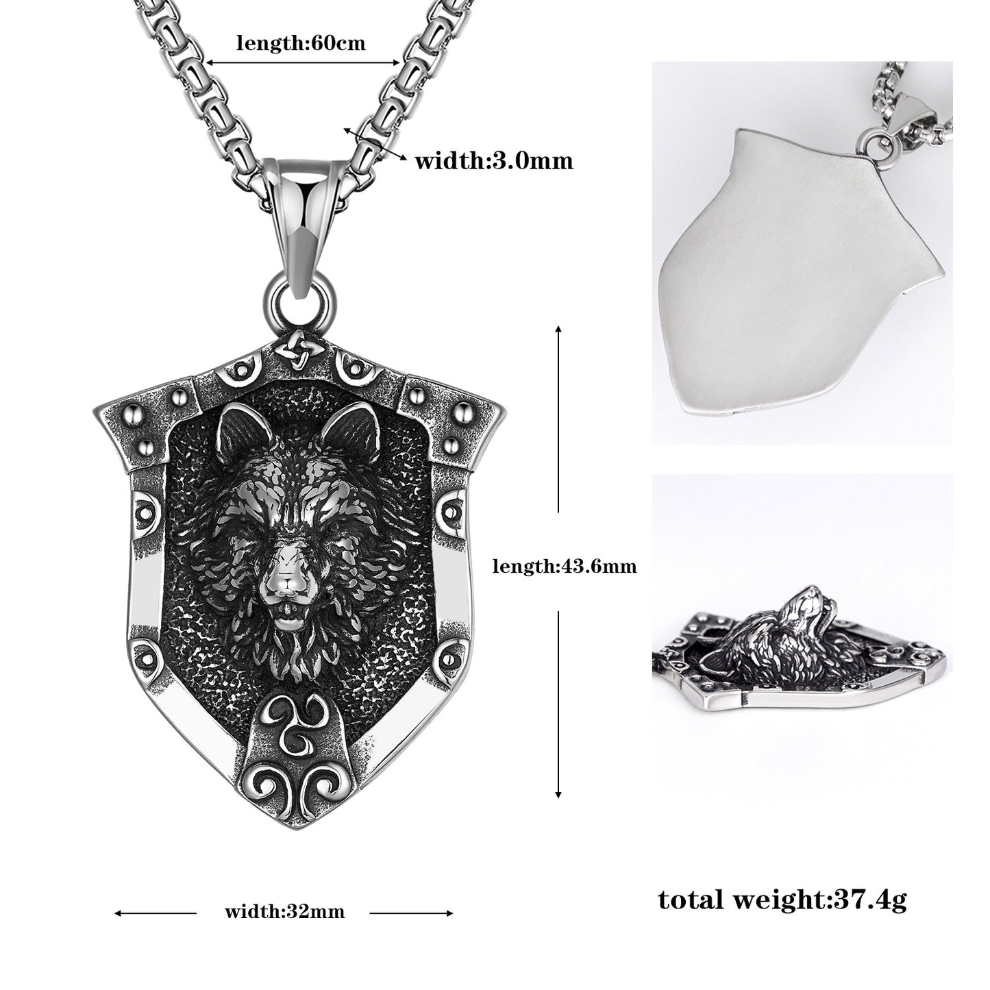 Steel Necklace – Statement Men's Necklace