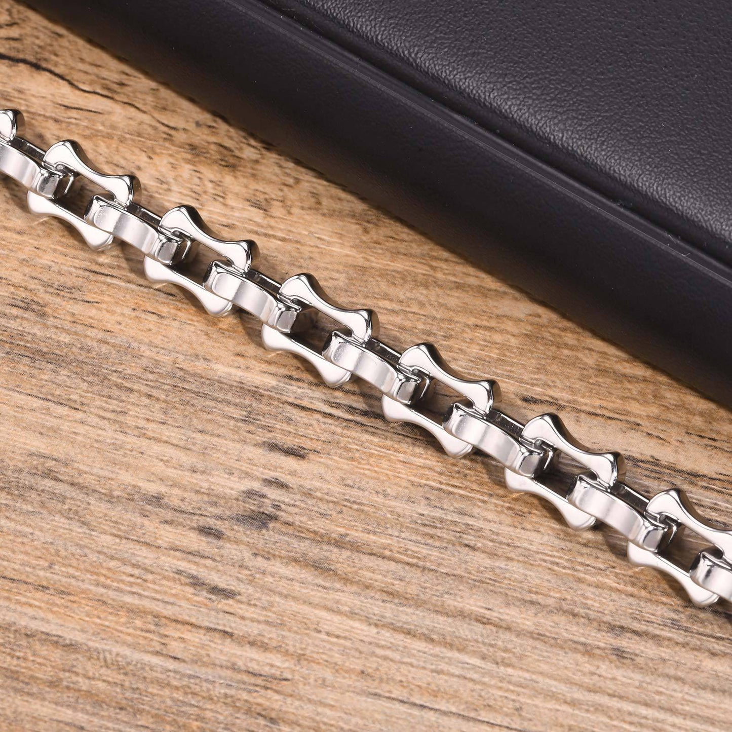 Stainless Steel Handmade Chain Thick Bracelet Men's Accessories