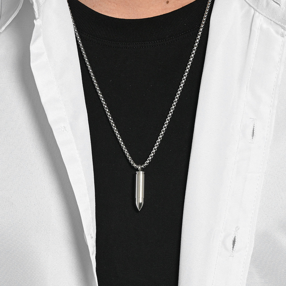 Modern Stainless Steel Necklace — Gold / Silver / Black