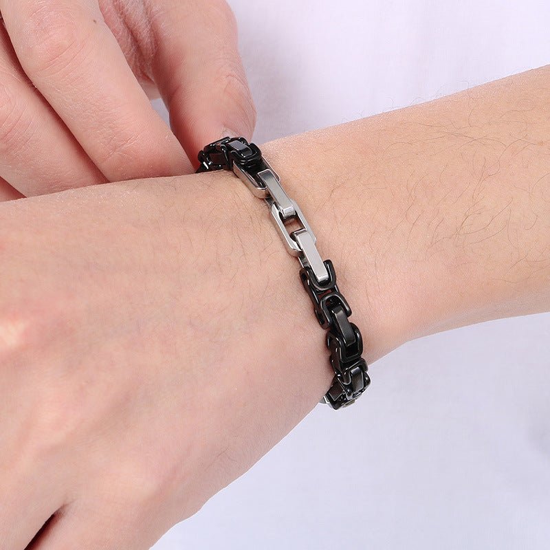 Planderful Everyday Genie Stainless Steel Men Bracelet 6mm