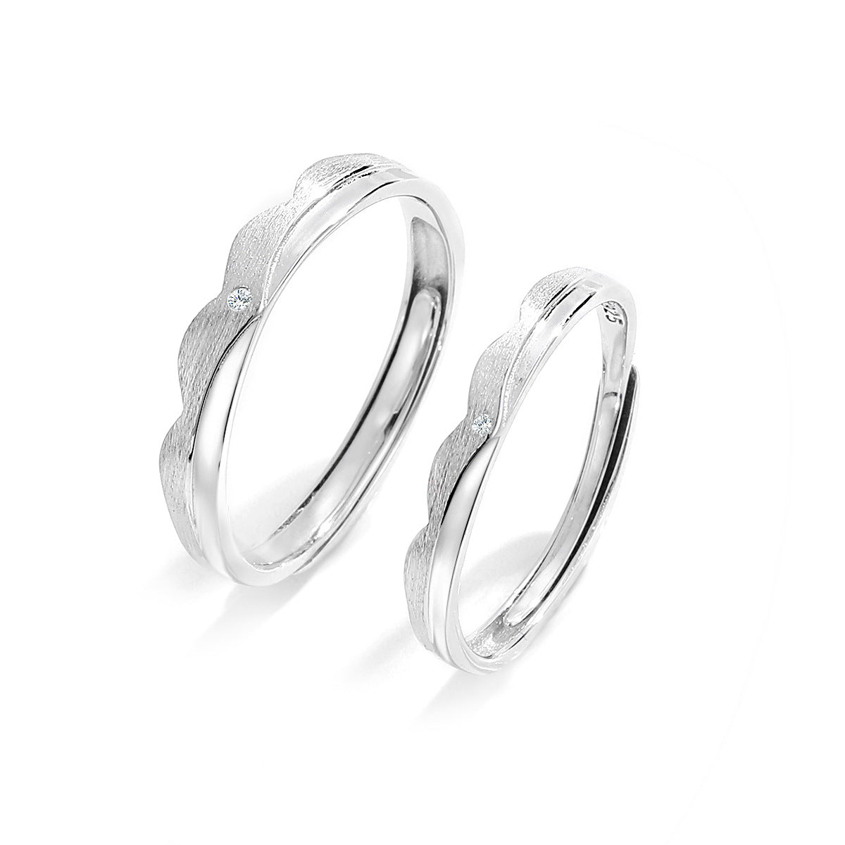 Minimalist Wave S925 Sterling Silver Ring