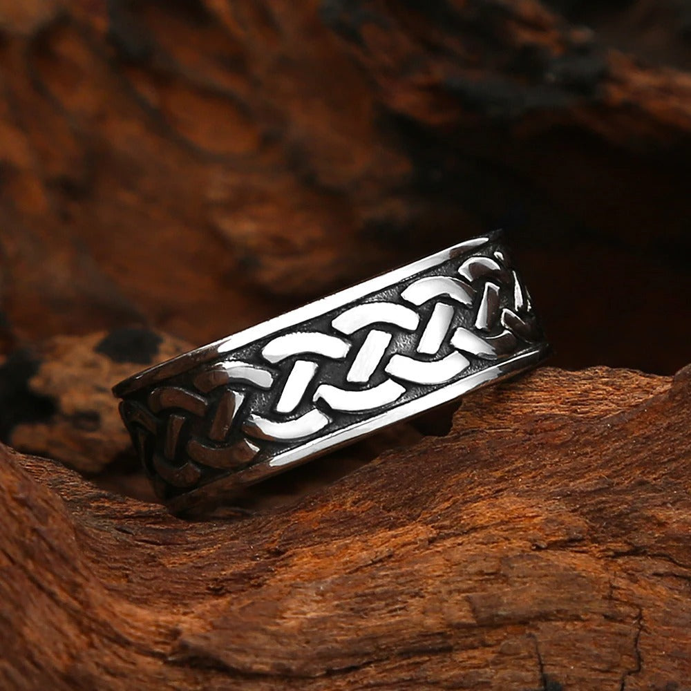 Punk Viking Stainless Steel Men's Ring